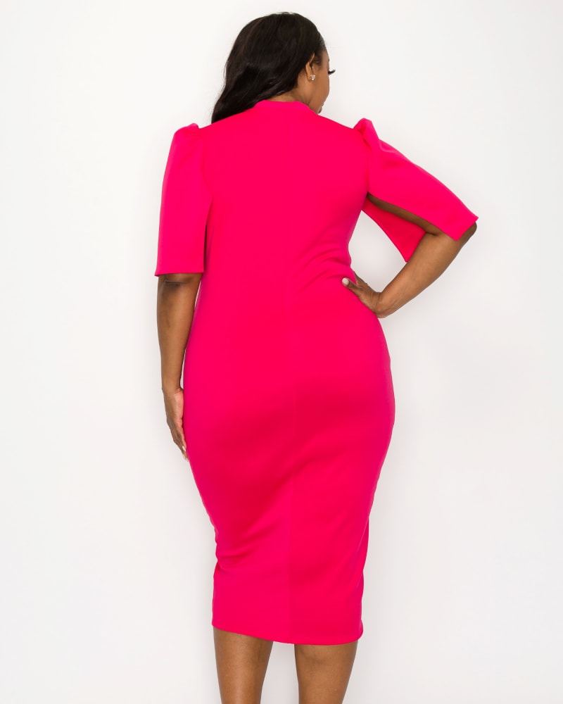 Lalisa Midi Dress Fuchsia